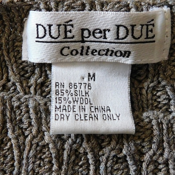 Due' per Due" Collection Silk Wool Blend Sweater - Picture 8 of 9